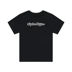 Women Troy Lee Designs Women's Tees^Womens Short Sleeve Tee Signature Black