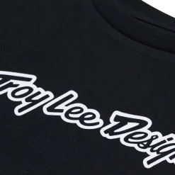 Women Troy Lee Designs Women's Tees^Womens Short Sleeve Tee Signature Black