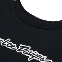 Women Troy Lee Designs Women's Tees^Womens Short Sleeve Tee Signature Black