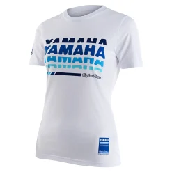 Women Troy Lee Designs Women's Tees^Womens Short Sleeve TLD Yamaha XT22 White