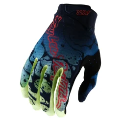Troy Lee Designs Gloves|Gloves^Youth Air Glove Drip Glo Yellow / Dark Navy