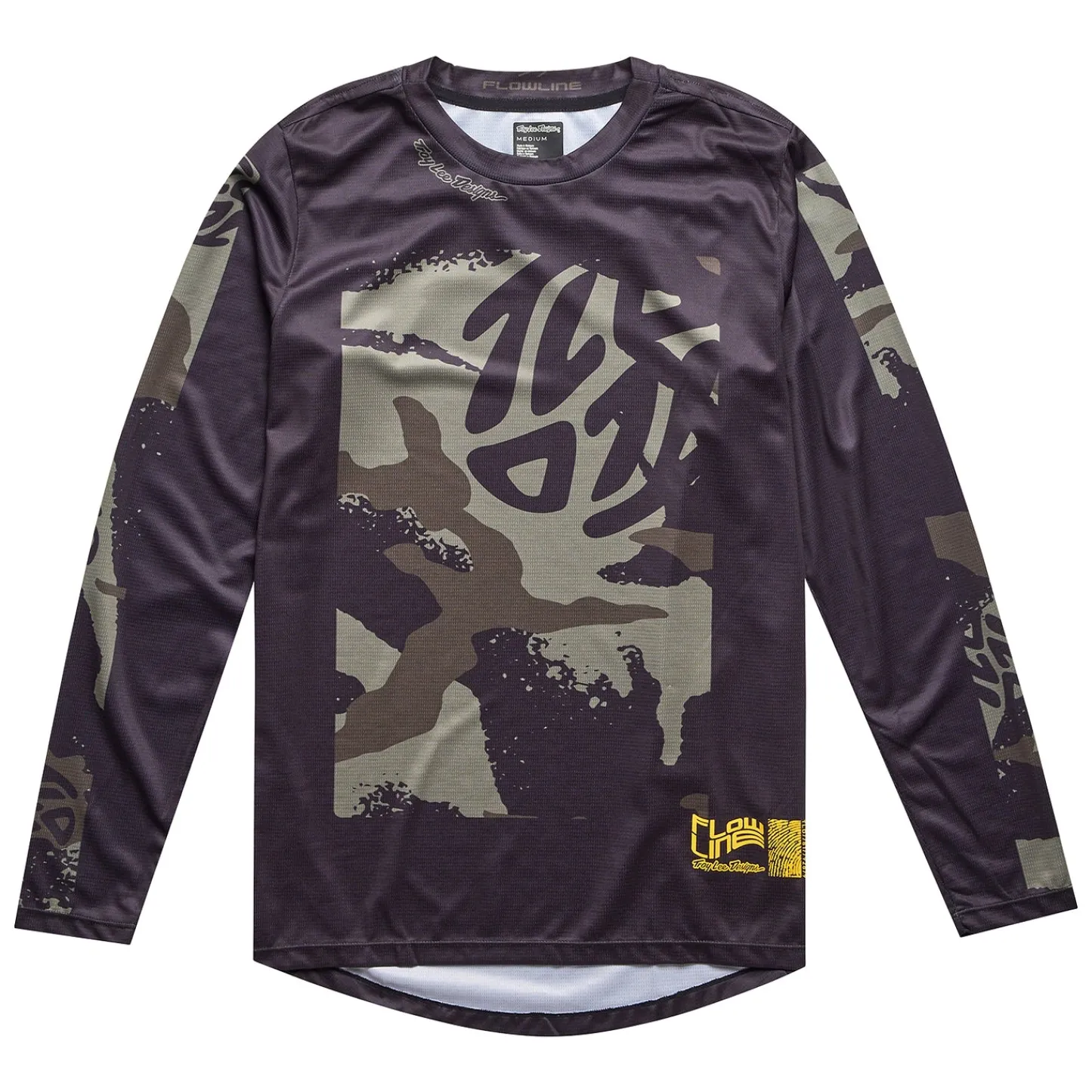 Troy Lee Designs Jerseys^Youth Flowline LS Jersey Confined Black