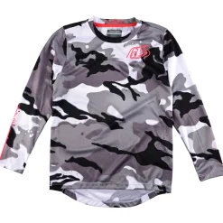 Troy Lee Designs Jerseys|Trail^Youth Flowline LS Jersey Spray Camo White