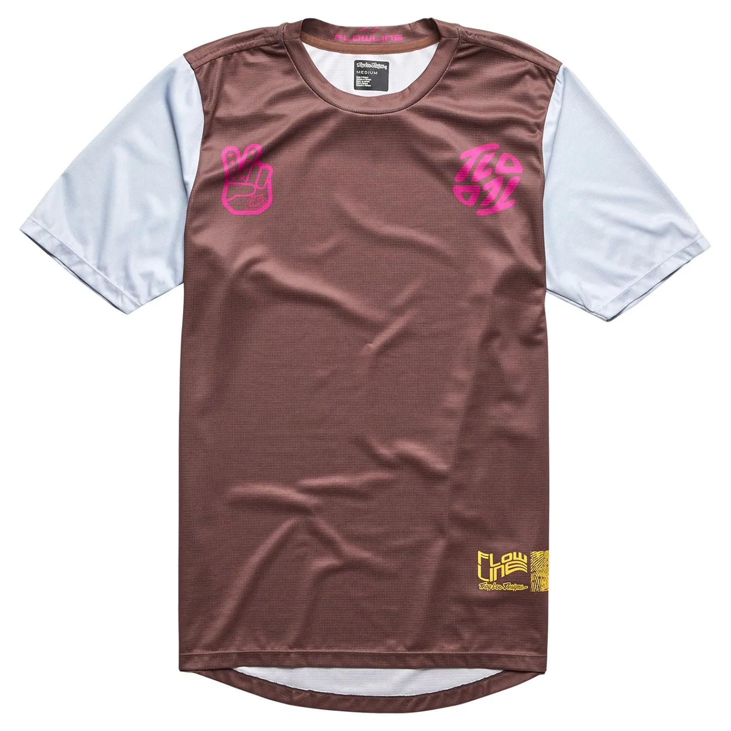 Troy Lee Designs Jerseys^Youth Flowline SS Jersey Flipped Chocolate