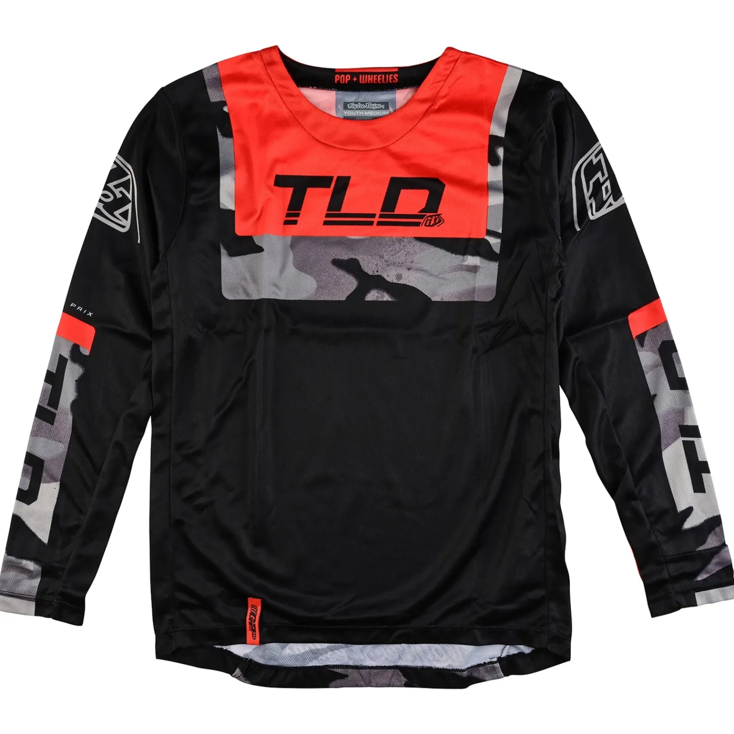 Troy Lee Designs Jerseys^Youth GP Jersey Brazen Camo Black / Orange