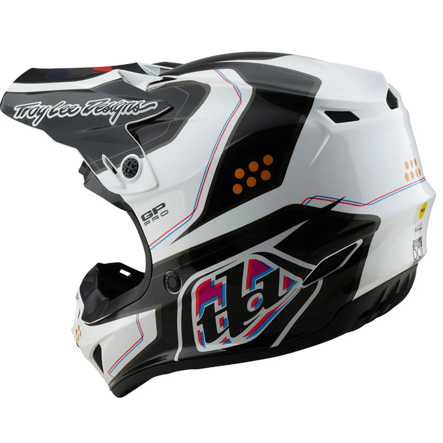 Troy Lee Designs Helmets|Off Road^Youth GP Pro Helmet Trooper White
