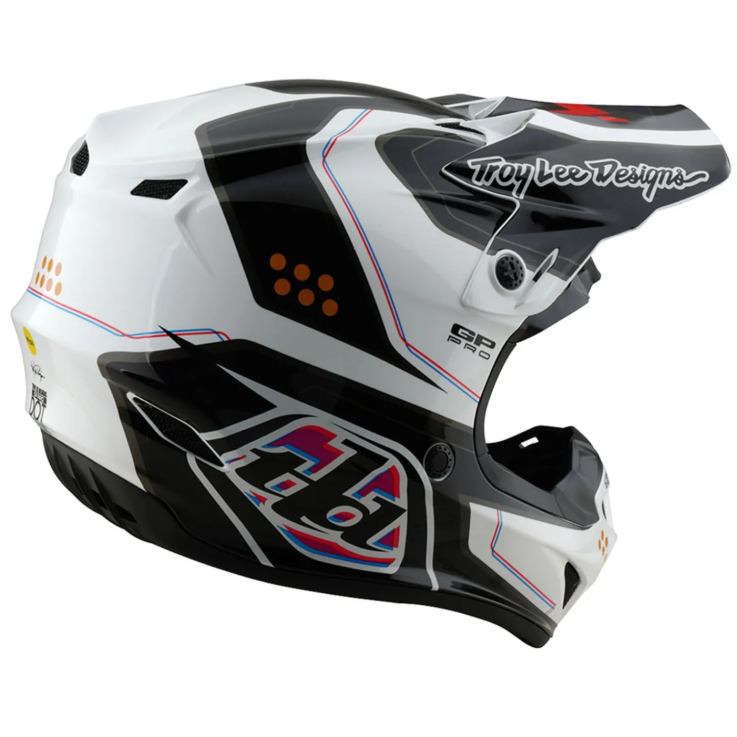 Troy Lee Designs Helmets|Off Road^Youth GP Pro Helmet Trooper White