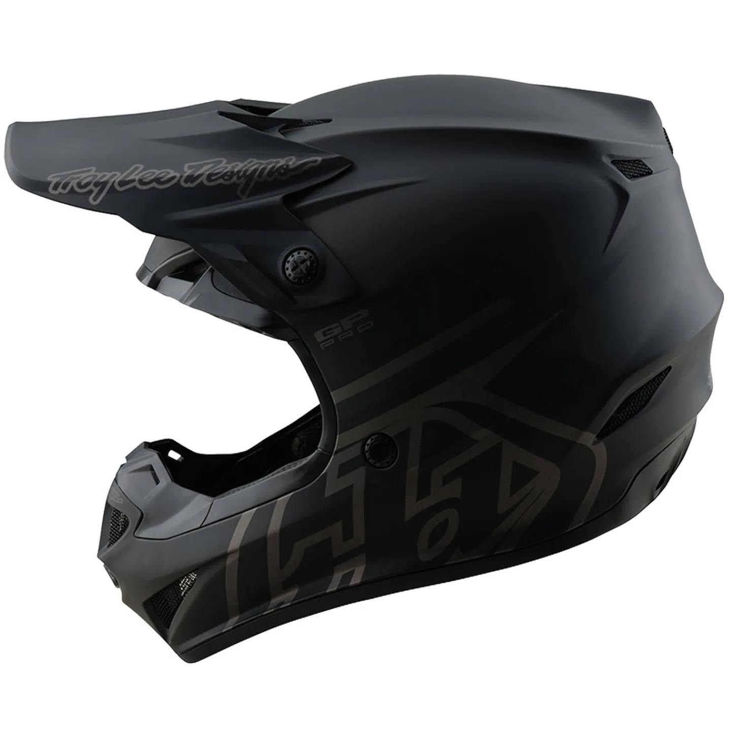 Troy Lee Designs Helmets|Off Road^Youth GP Pro Helmet W/MIPS Mono Black