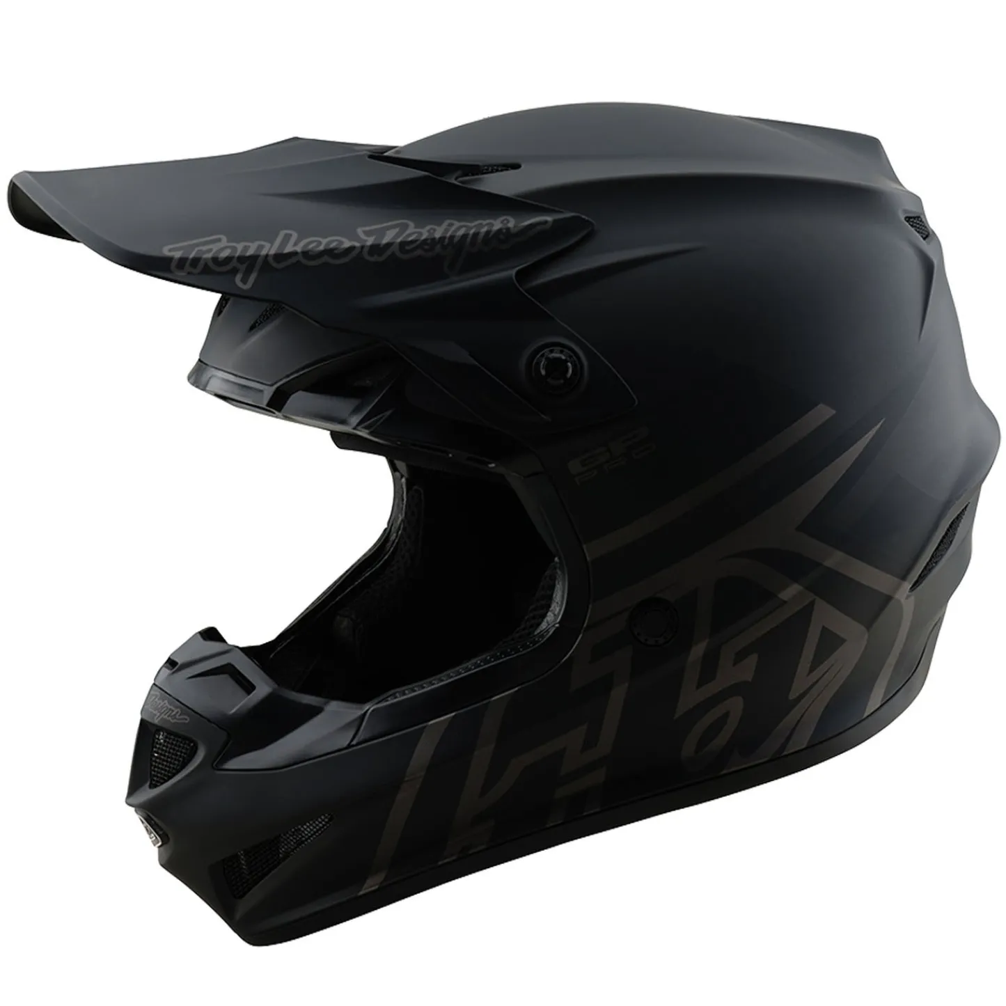 Troy Lee Designs Helmets|Off Road^Youth GP Pro Helmet W/MIPS Mono Black