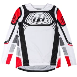 Troy Lee Designs Jerseys^Youth GP Pro Jersey Wavez Off-White / Red