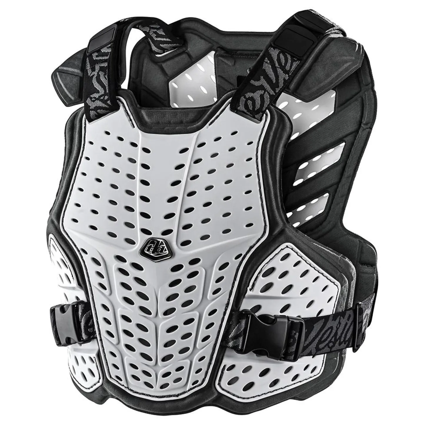 Troy Lee Designs Protection|Upper Body^Youth Rockfight Chest Protector Solid White