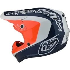 Troy Lee Designs Helmets|Se4^Youth SE4 Polyacrylite Helmet Corsa Navy / Orange