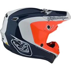 Troy Lee Designs Helmets|Se4^Youth SE4 Polyacrylite Helmet Corsa Navy / Orange