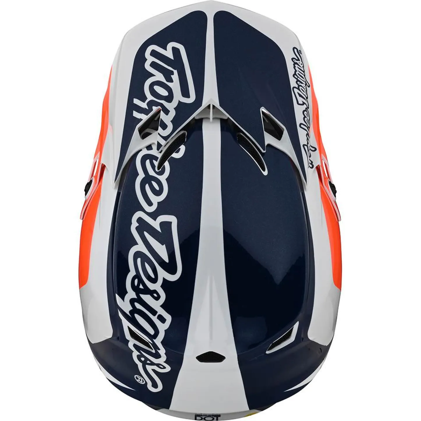 Troy Lee Designs Helmets|Se4^Youth SE4 Polyacrylite Helmet Corsa Navy / Orange