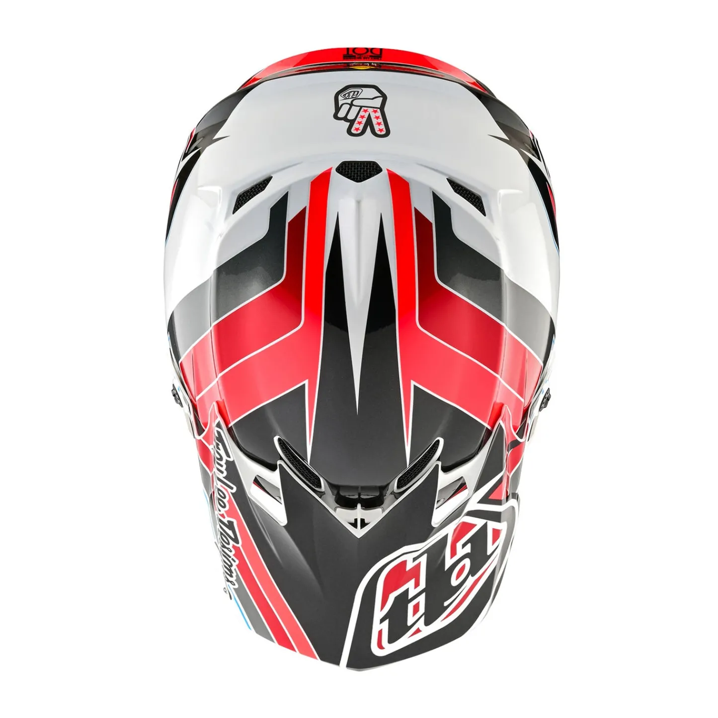 Troy Lee Designs Helmets^Youth SE4 Polyacrylite Helmet W/MIPS Block Charcoal / Red