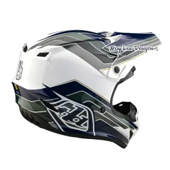 Troy Lee Designs Helmets^Youth SE4 Polyacrylite Helmet W/MIPS Block Charcoal / Navy