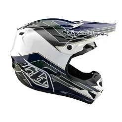 Troy Lee Designs Helmets^Youth SE4 Polyacrylite Helmet W/MIPS Block Charcoal / Navy