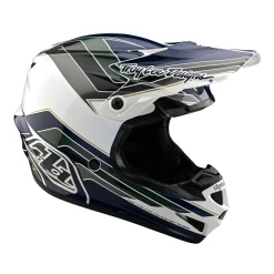 Troy Lee Designs Helmets^Youth SE4 Polyacrylite Helmet W/MIPS Block Charcoal / Navy