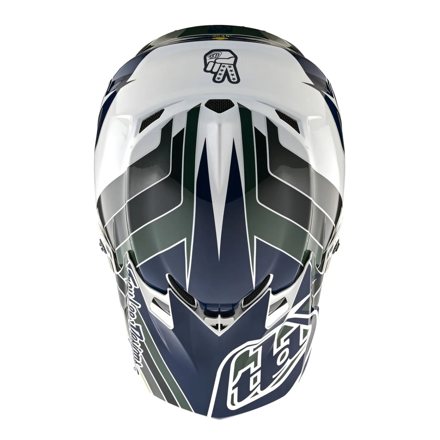 Troy Lee Designs Helmets^Youth SE4 Polyacrylite Helmet W/MIPS Block Charcoal / Navy