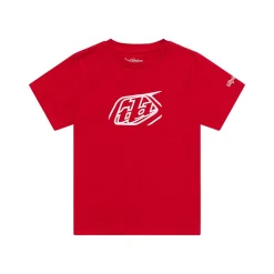 Troy Lee Designs Youth Tees^Youth Short Sleeve Tee Badge Team Red