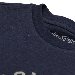 Troy Lee Designs Youth Tees^Youth Short Sleeve Tee Rotation Navy Heather