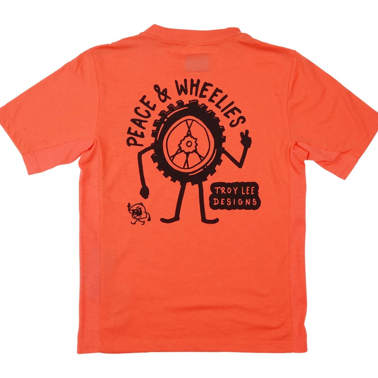 Troy Lee Designs Jerseys^Youth Skyline Ride Short Sleeve Tee P&W Melon