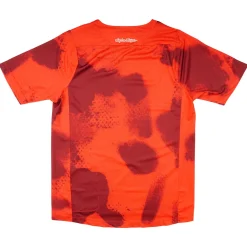 Troy Lee Designs Jerseys^Youth Skyline Short Sleeve Jersey Flared Fiery Red