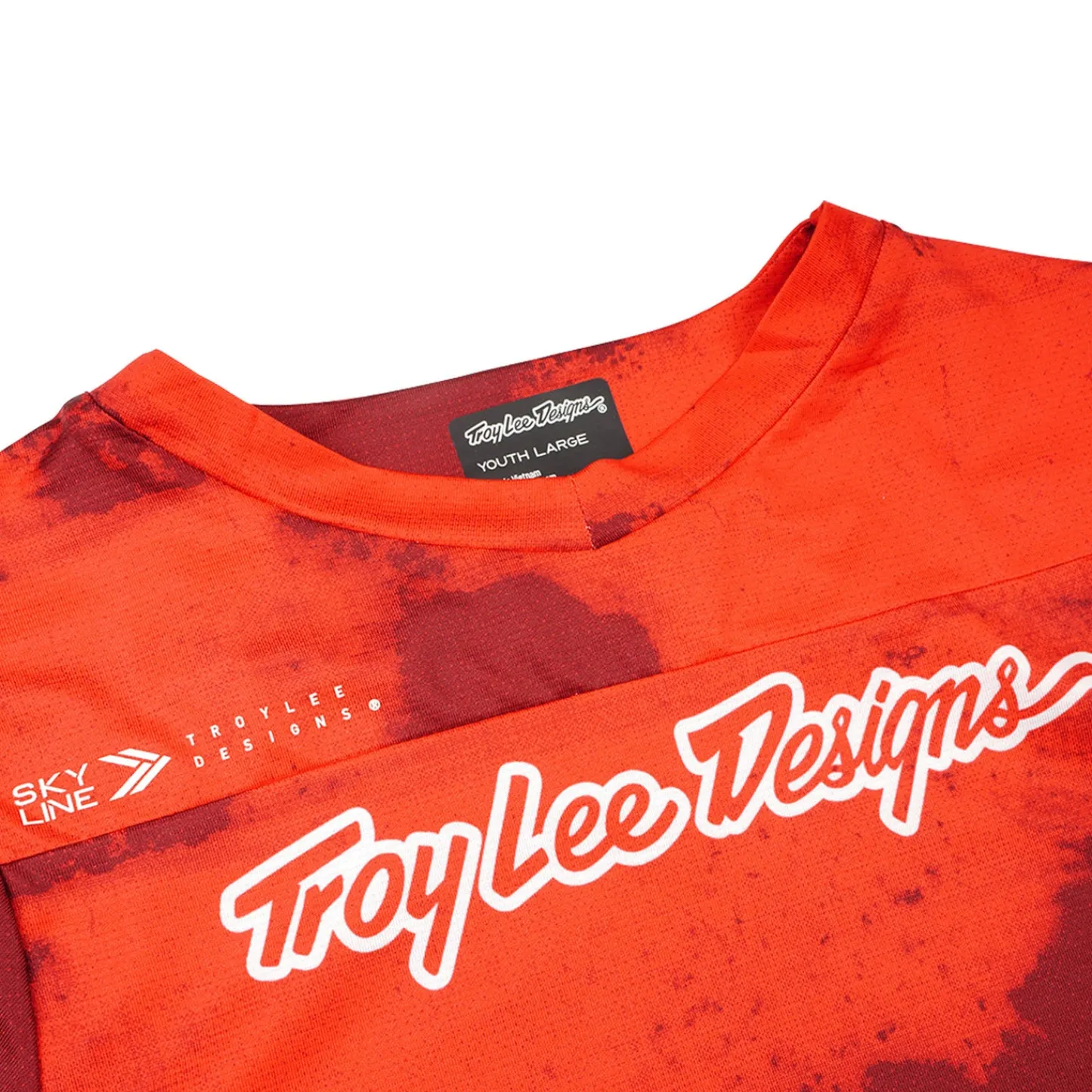 Troy Lee Designs Jerseys^Youth Skyline Short Sleeve Jersey Flared Fiery Red