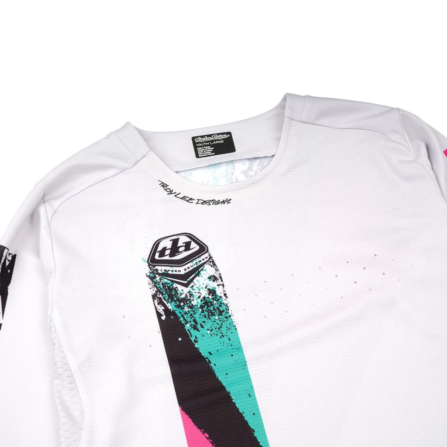 Troy Lee Designs Jerseys^Youth Sprint Jersey Full Pull Chalk